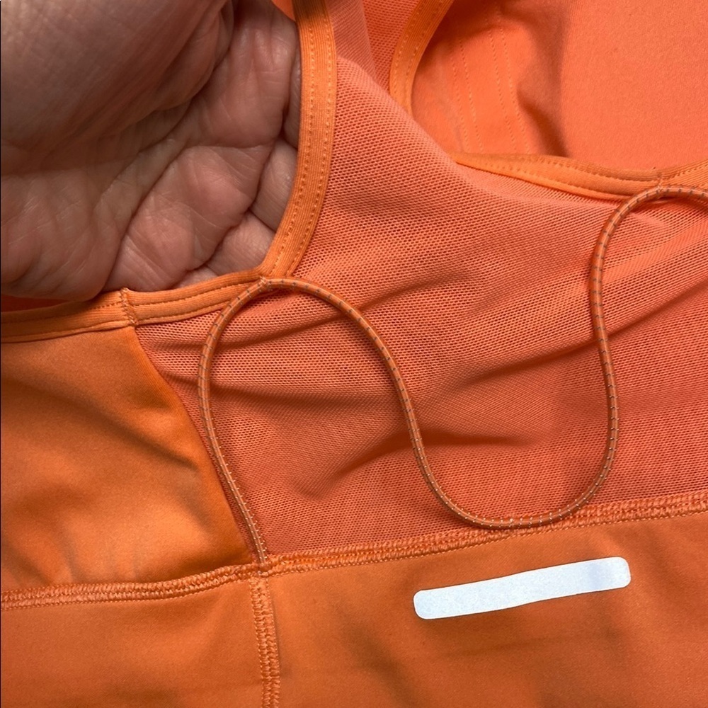 Adidas Sports Bra Racerback Performance Boston Athletic Association Orange 32-34 - Picture 9 of 14